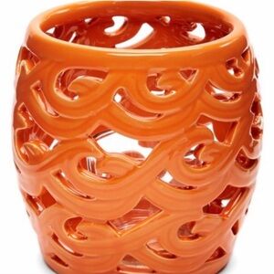Partylite Waves Votive Orange